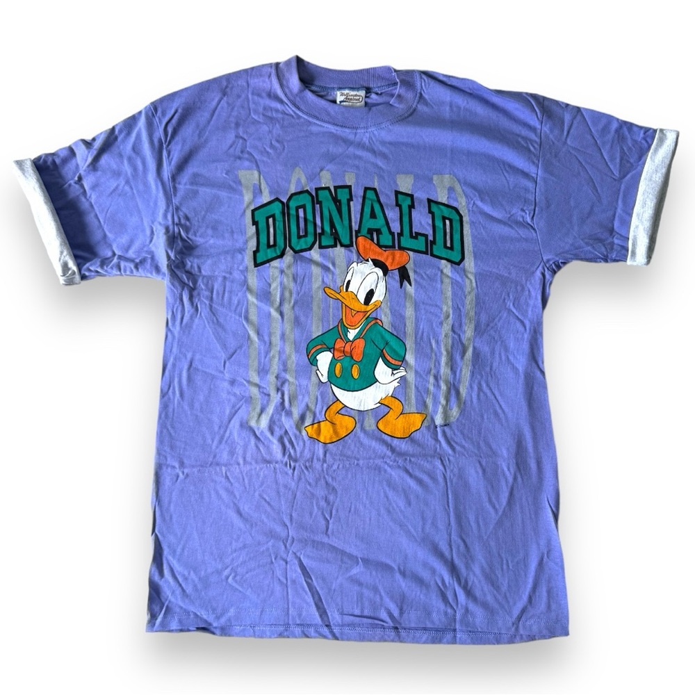 90's Vintage Disney Roll Sleeve Donald Duck T-shirt